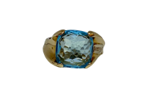 Ringe Dame Topazio Azzurro in Gelbgold Topazio AN.OG.TPA.7.6